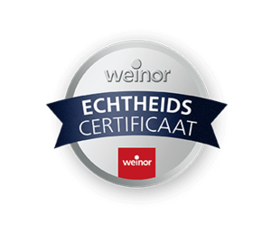 Weinor echtheidscertificaat