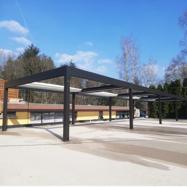 Horeca project azimut overkapping met doek