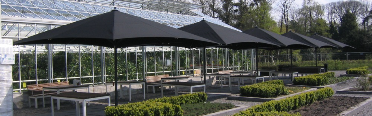 Parasol Lugano realisatie – restaurant de Kas Parasol Lugano realisatie - restaurant de Kas