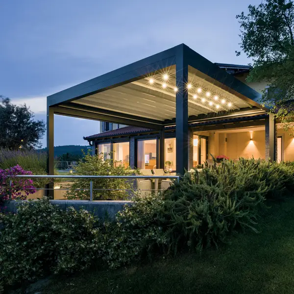 Tuinkamer met schuifdak