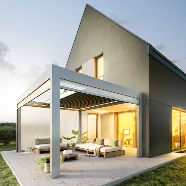 Terrasoverkapping bij vrijstaand huis