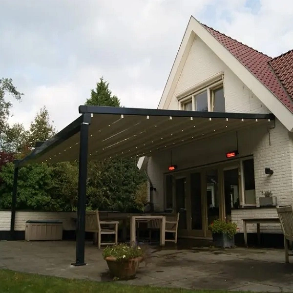 Overkapping met doek Pergotex