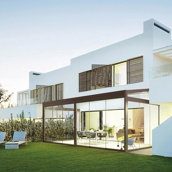 Tuinkamer met schuifdak Quadra