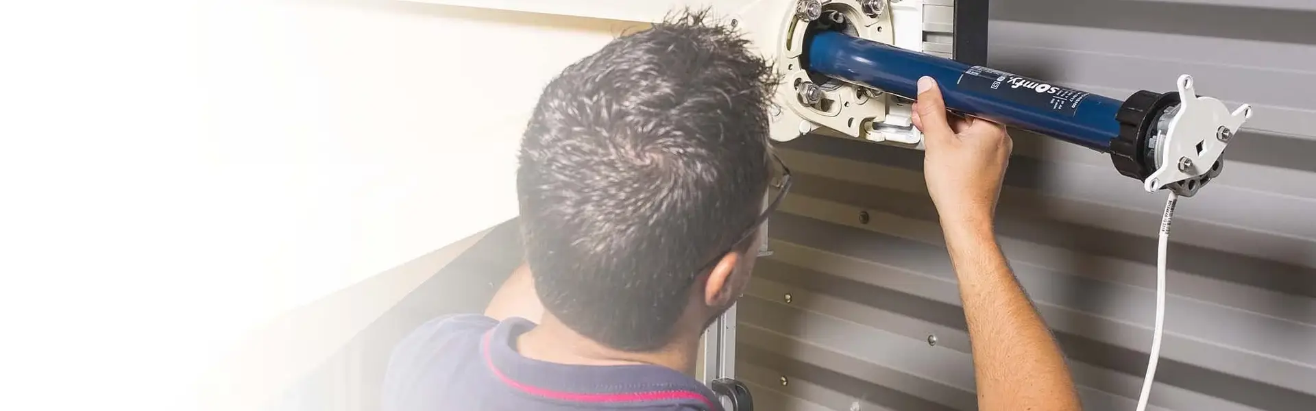 Installatie Somfy motor