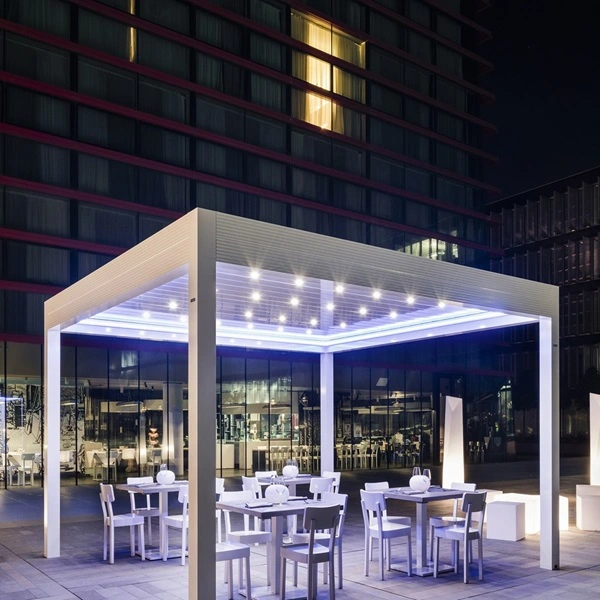 Lamellen met RGB verlichting