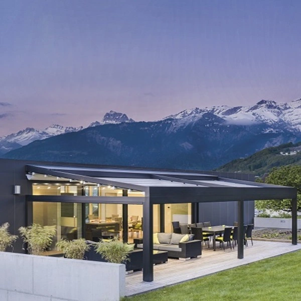 Zon regenwering staander Quadra