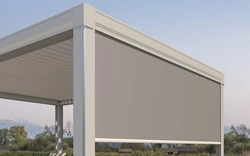 Artares lamellen overkapping met screens