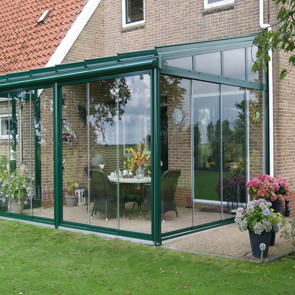 Glazen overkapping Terrazza Sempra realisatie Veldman Zonwering Oldeboorn