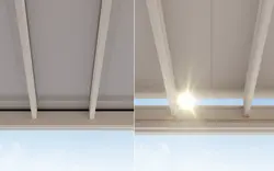 Serrezonwering boven het glas