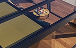 Serrezonwering glazen overkapping Area Q