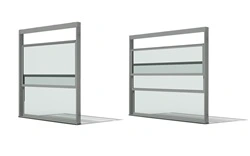 Configuratie opties Close up windscherm Configuratie opties Close up windscherm