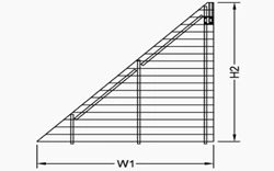 Driehoek vorm vaste lamellen (1) Driehoek vorm vaste lamellen (1)