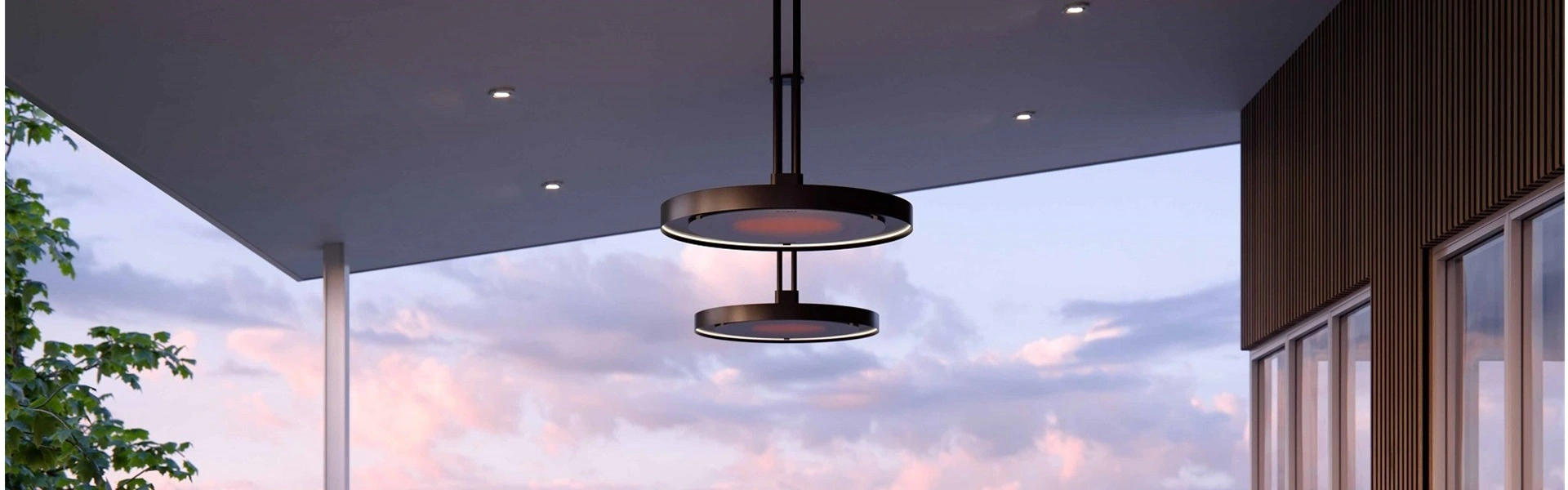 Eclipse Smart Heat dubbele heaters aan het plafond