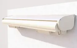 Jumbo zon en regenscherm met beschermkap Jumbo zon en regenscherm met beschermkap