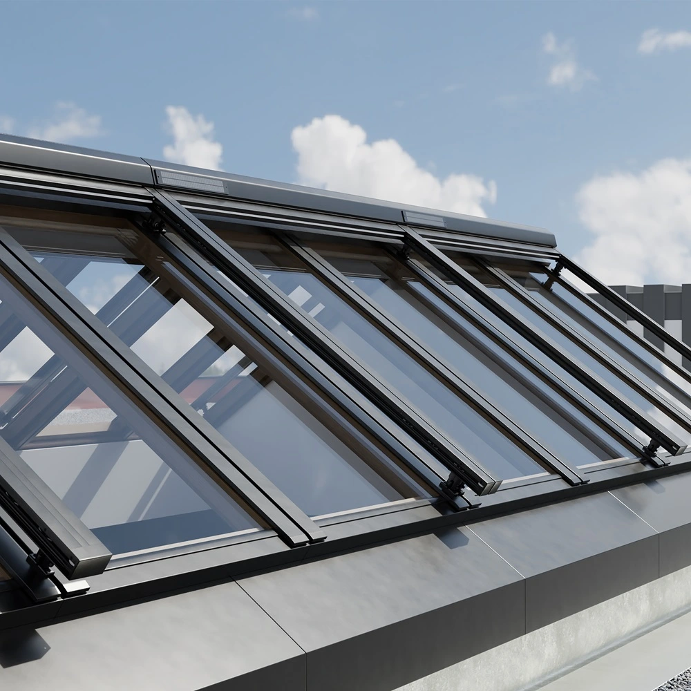 Serrezonwering VZ 080-ZIP solar op glazen dak