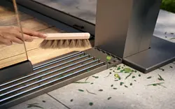 W17 Easy glazen schuifwand met CleanCase W17 Easy glazen schuifwand met CleanCase