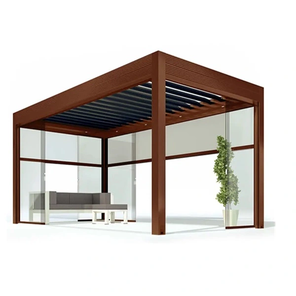 Kleuren en Co lamellen overkapping