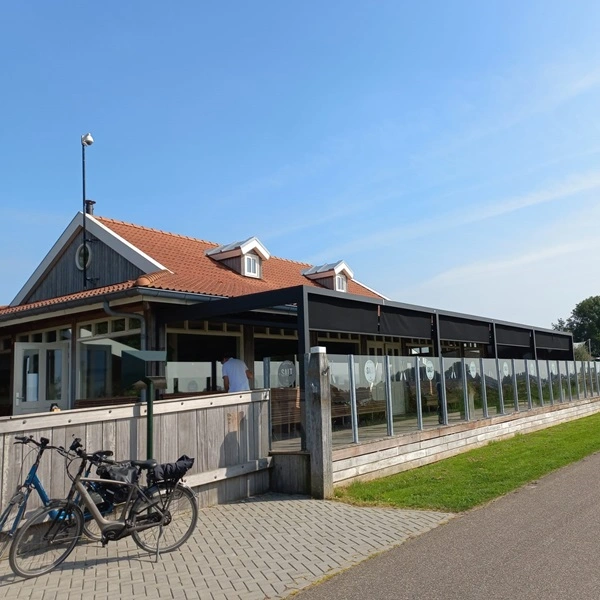 Horeca overkapping met doek