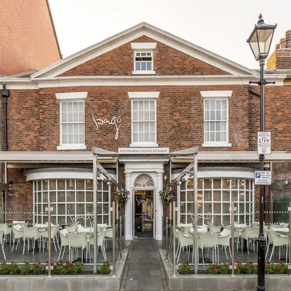 Horeca overkapping met vouwdak Viva