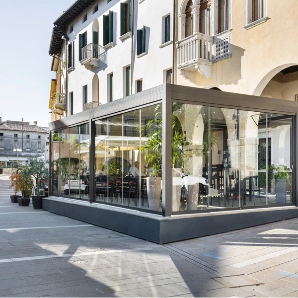 Overkapping met lamellen Twist