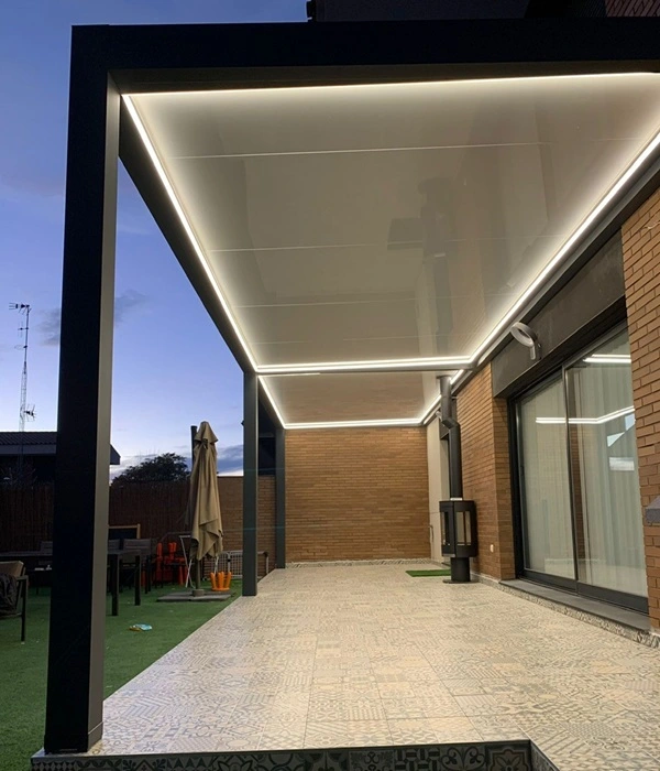 Overkapping met vast dak voor sfeervol horeca-terras