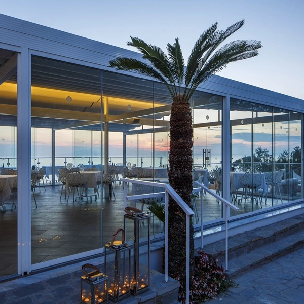 Overkapping met vouwdak Quadra