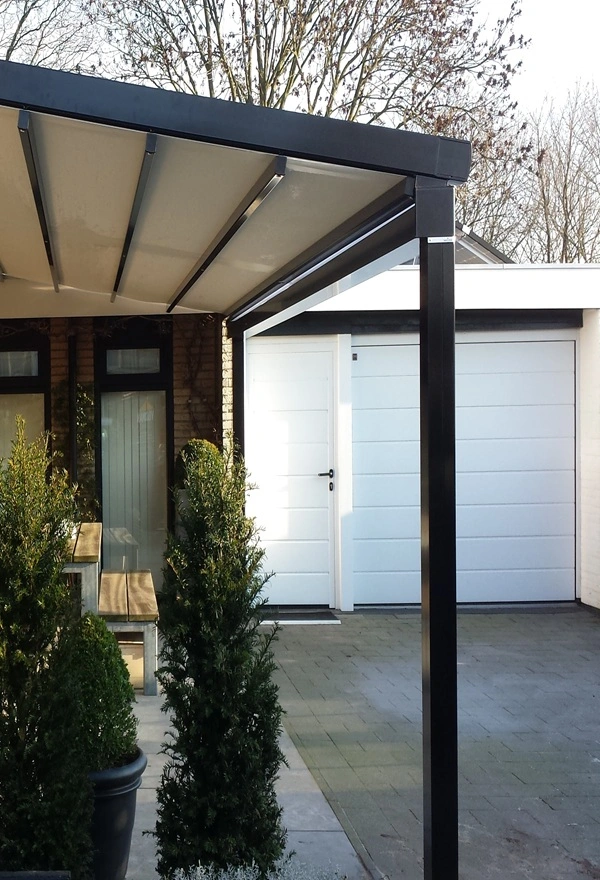 Veldman Zonwering schuifdak terrasoverkapping Heerenveen tuin Veldman Zonwering schuifdak terrasoverkapping Heerenveen tuin