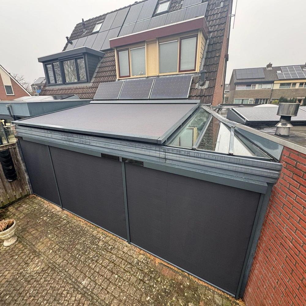 Solar screens en serrezonwering geplaatst in Friesland Solar screens en serrezonwering geplaatst in Friesland