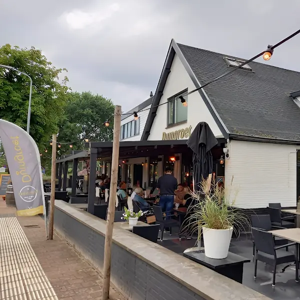 Textiel overkapping met schuifdak door Veldman Zonwering bij Duingroet in Groet Textiel overkapping met schuifdak door Veldman Zonwering bij Duingroet in Groet