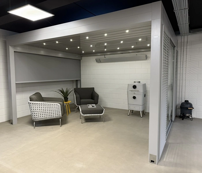 Showroom model Joy lamellen overkapping Showroom model Joy lamellen overkapping